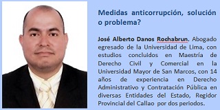 OPINIÓN: Medidas anticorrupción, solución o problema?