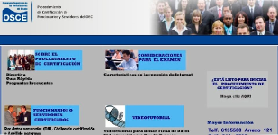 OSCE Restringe acceso a Relación de Funcionarios y Técnicos Certificados