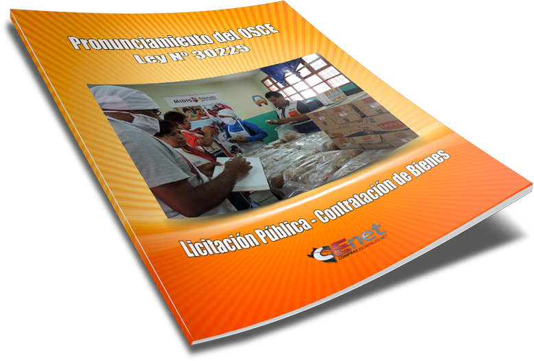 Pronunciamiento del OSCE Ley Nº 30225 – Contratación de Bienes – Factores de Evaluación