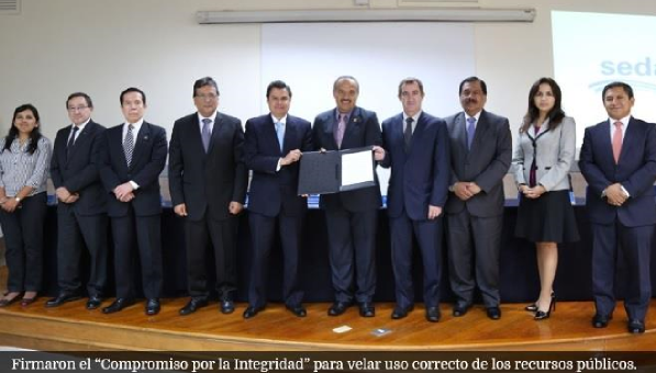 SEDAPAL y CAPECO se unen para reducir la corrupción
