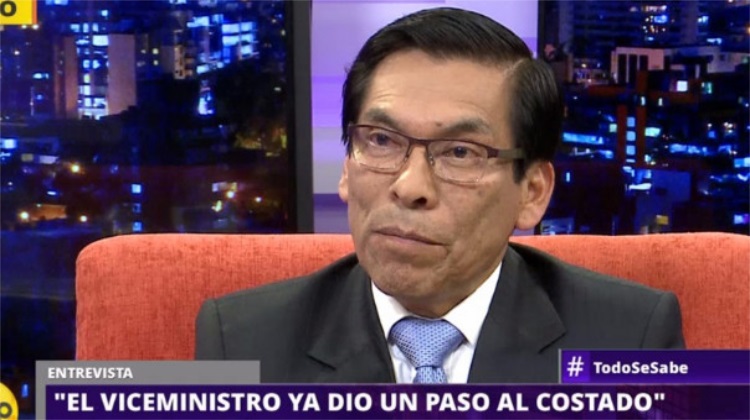 José Manuel Hernández: “El viceministro ya dio un paso al costado”
