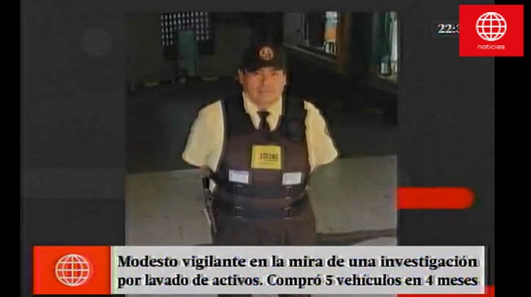 Vigilante compró 5 vehículos tras contrato con el Ministerio de Educación