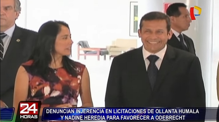 Denuncian injerencia en licitaciones de Humala y Heredia para favorecer a Odebrecht