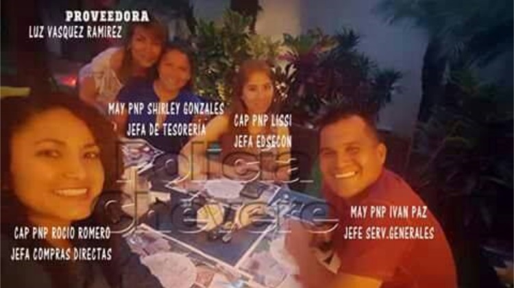 Miembros de la PNP se reúnen con sus proveedores violando normas de OSCE