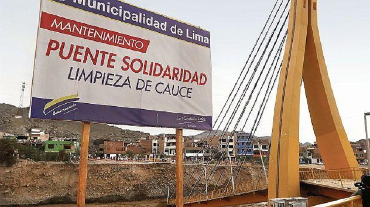 El puente Solidaridad fue construido por una empresa inexperta