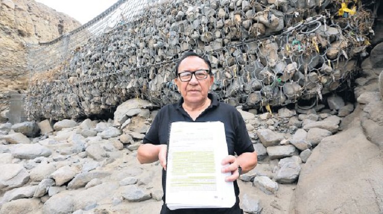 Denuncian al funcionario que instaló las mallas de Chosica