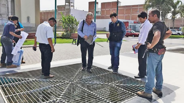 Obra de exalcalde Juan Gasco fue inspeccionada ayer por fiscalía