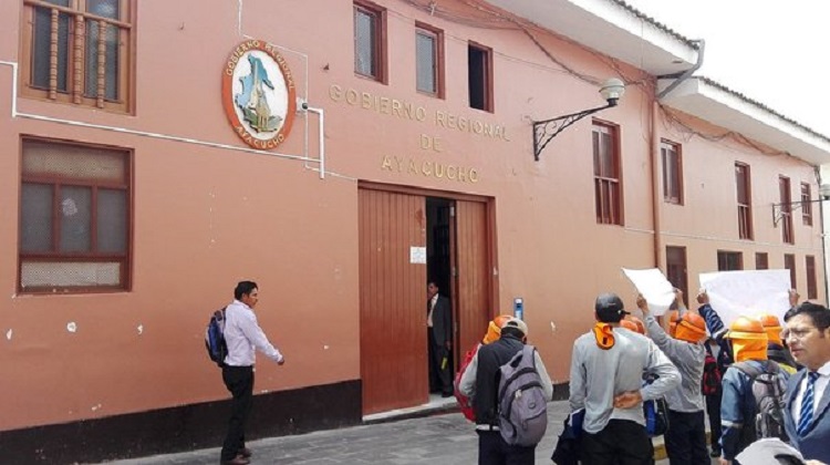 Ayacucho: Licitaciones del Gobierno Regional podrían ser anulados