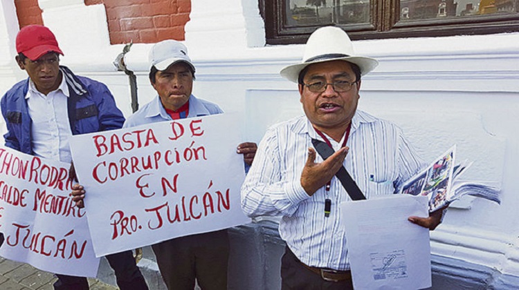 Denuncian corrupción en municipalidad de Julcán