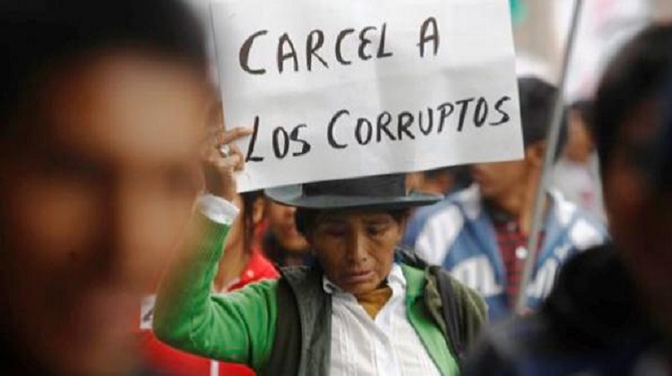 La corrupción necesita ser enfrentada como problema social en el Perú