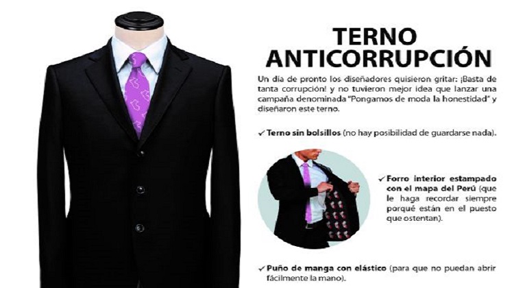 Lanzan ‘terno anticorrupción’ en el primer Festival Diseño Fest – 2017