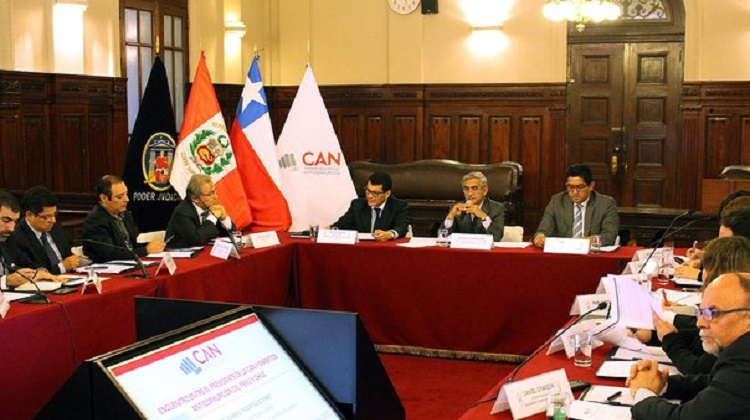 CAN recibe a expertos en anticorrupción de Perú y Chile