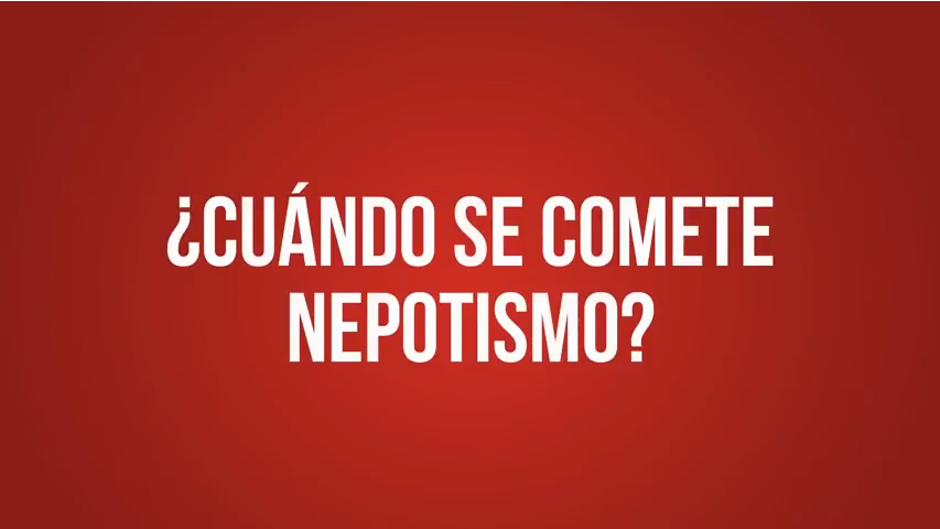 TipsDeControl: Prohibición de incurrir en actos de nepotismo
