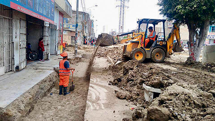 Obra de saneamiento en JLO valorizada en S/ 4.7 millones sigue paralizada