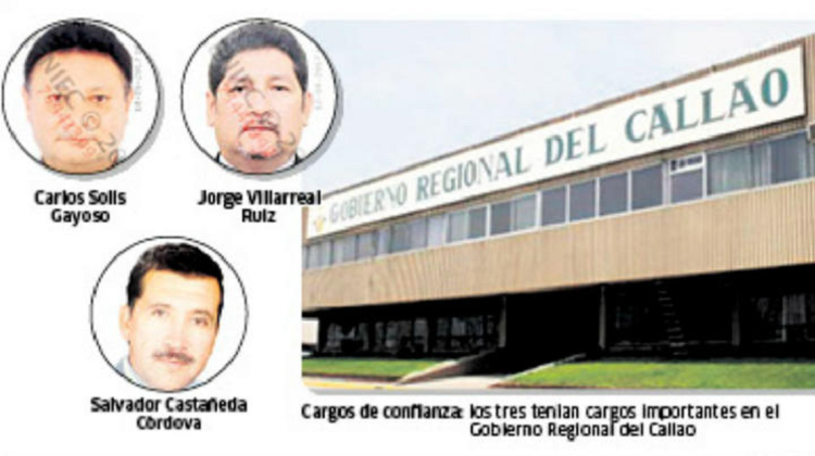 Tres ex gerentes del Callao en la clandestinidad