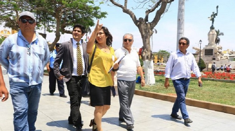 Trujillo: Fiscalía Anticorrupción inspeccionó Plaza de Armas