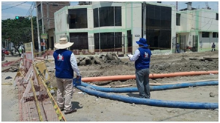 Detectan deficiencias en la ejecución de una obra de saneamiento en Castilla