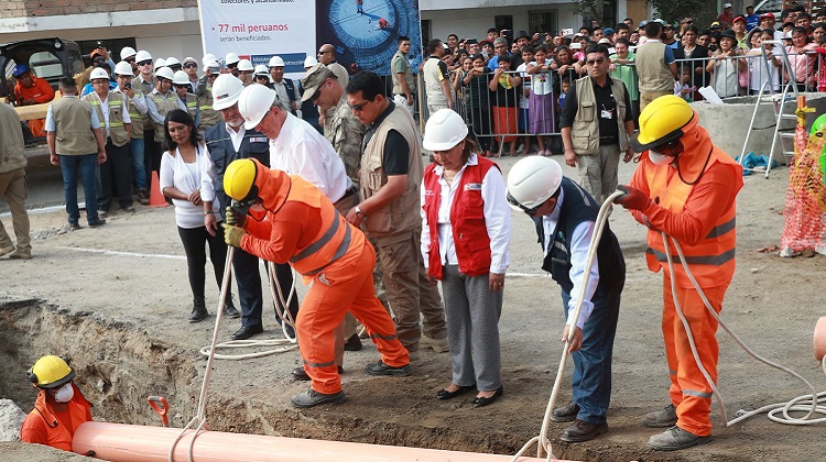 Gobierno invertirá este año S/ 4,000 millones en obras de agua y saneamiento