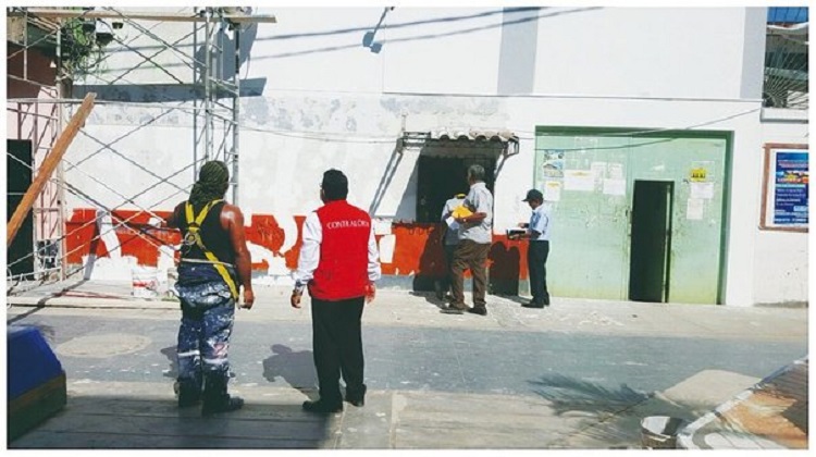 Detectan irregularidades en el pintado de la Dret