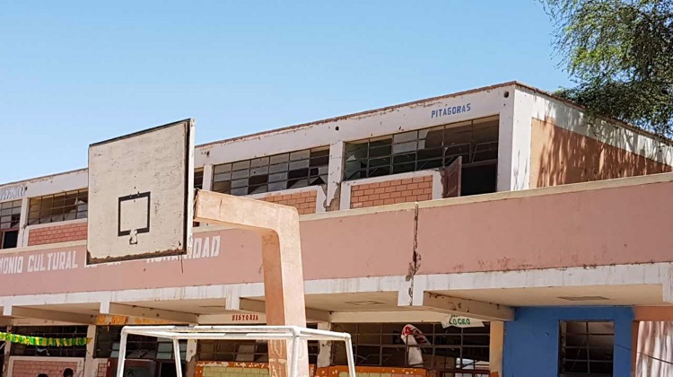 Advierten fallas estructurales en colegio de Ica que ponen en riesgo integridad de alumnos