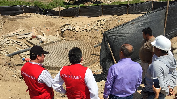 Contraloría alerta de obra de saneamiento inconclusa en Trujillo