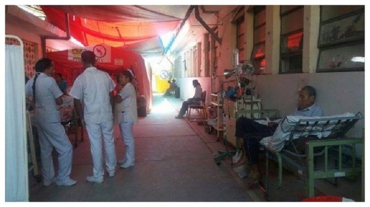 La obra para el mejoramiento del Hospital de Apoyo II tiene un 30% de avance
