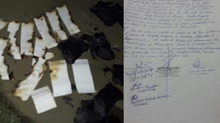 Cusco: Queman documentos sobre procesos de licitación, órdenes de compra, entre otros en Maranura