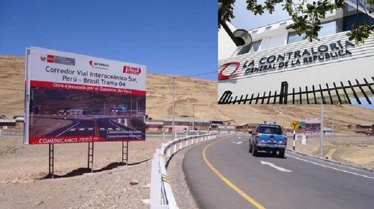 Interoceánica Sur: Contraloría detecta perjuicio económico por casi US$ 37 millones en obras