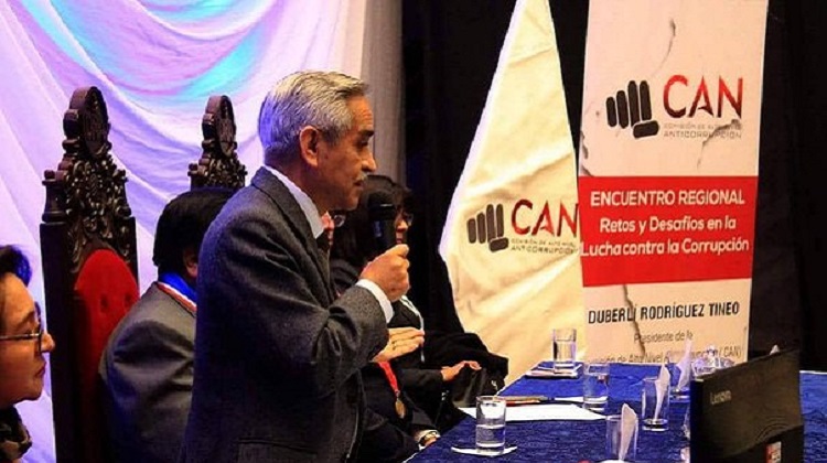 Presidente del Poder Judicial llama a luchar contra la corrupción