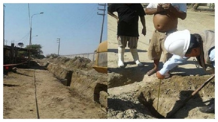 Colegio de Ingenieros detecta deficiencias en obra de saneamiento