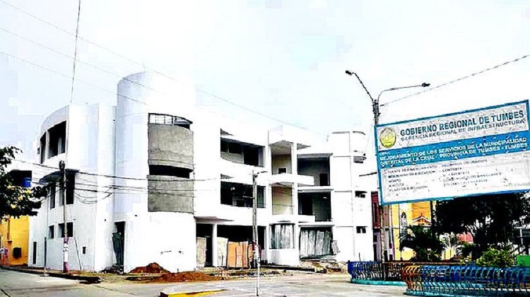 La Cruz: Obra paralizada del gobierno regional