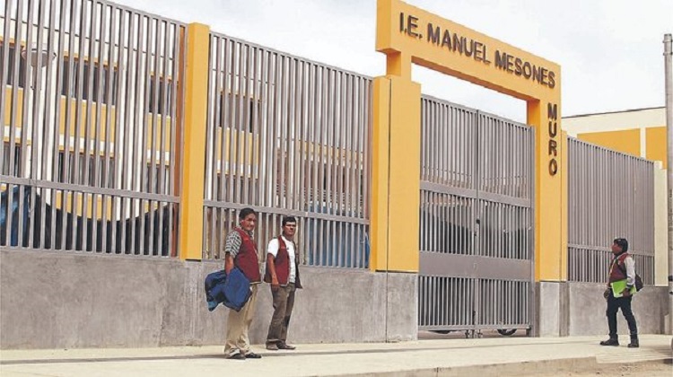 Millonaria obra con deficiencias en emblemática I. E. de Ferreñafe