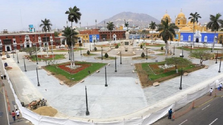 Trujillo: obra de remodelación de Plaza de Armas tuvo sobrevaloración de S/992 mil