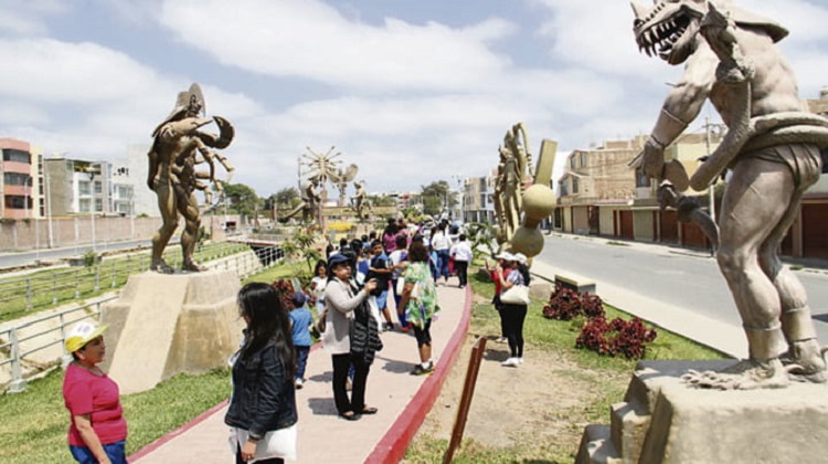 Lambayeque: Observan construcción y hasta compra de cemento en obra del Paseo Yortuque