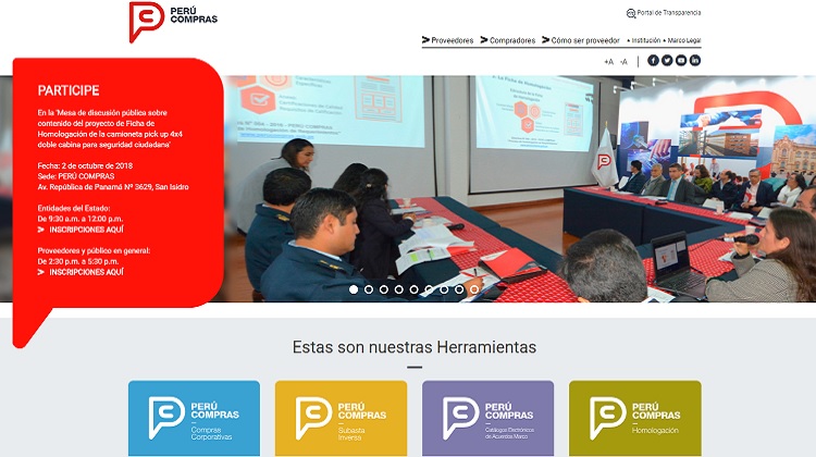 PERÚ COMPRAS Implementa Siete nuevos Catálogos Electrónicos