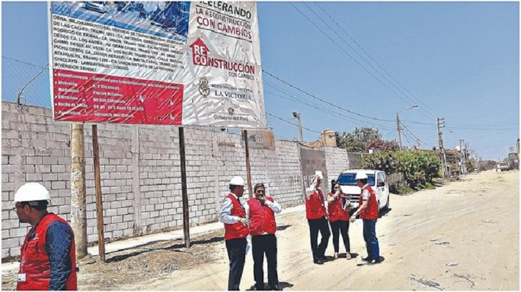 Lambayeque: Alertan indicios de irregularidades en obra de La Victoria