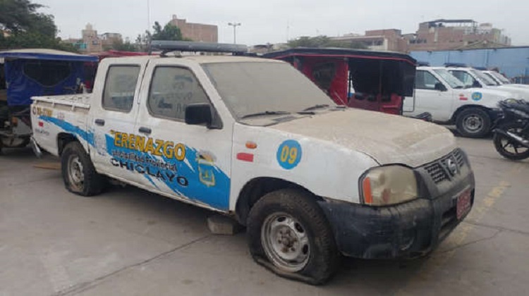 Chiclayo: Camionetas de serenazgo están inoperativas desde hace meses