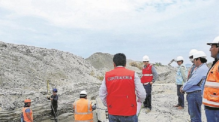 La Contraloría halla varios riesgos en la obra de enrocados en el río Casma