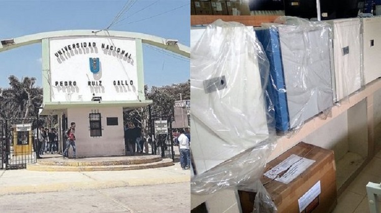 Equipos de laboratorio no son instalados en Universidad Pedro Ruiz Gallo