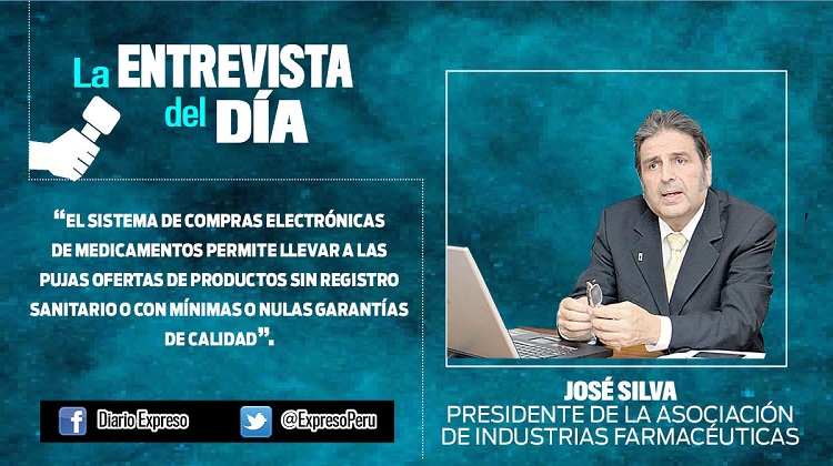 José Silva: “Sistema de compra de fármacos en Perú no es seguro”