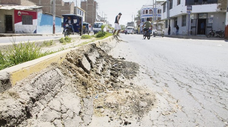 Castilla: en obra de la Av. Junín se ha botado la plata al agua