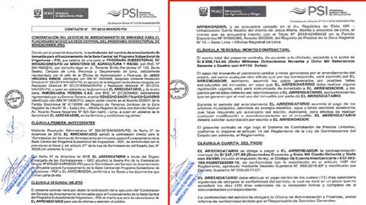 Agricultura pagará millonaria suma por alquilar nuevo inmueble