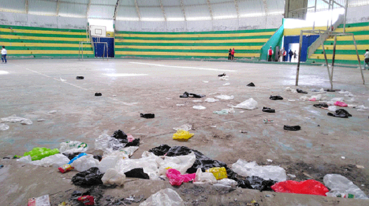 Coishco: obra de Coliseo Cerrado costó más de S/ 5 millones y lleva 7 años abandonada