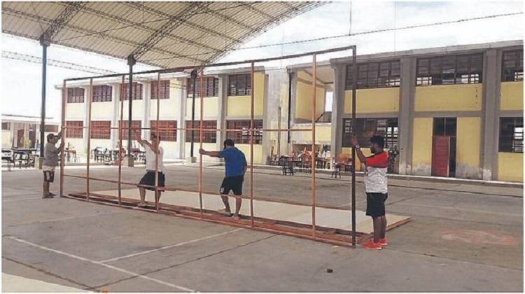Realizarán nuevo peritaje a la obra denunciada del colegio Hildebrando Castro Pozo