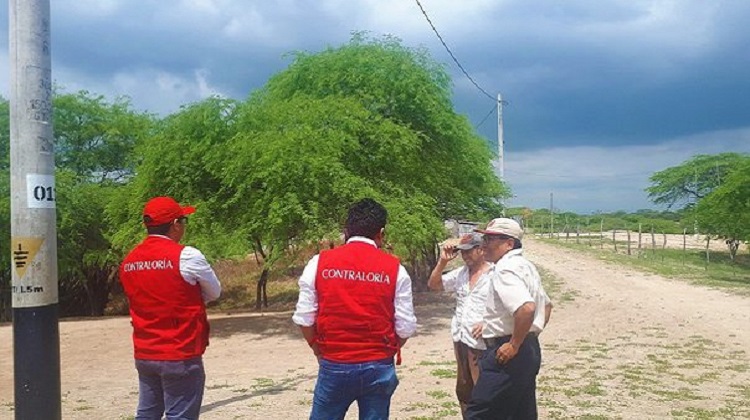 Intervienen obra paralizada en Cuchareta Baja en Aguas Verdes