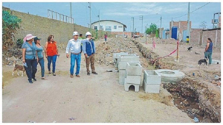 La Esperanza: Contraloría advierte situaciones adversas en obra de alcantarillado