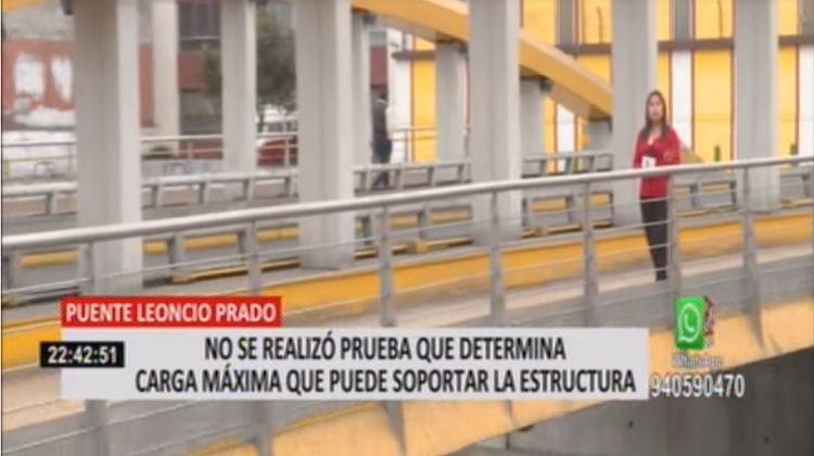 Detectan irregularidades en construcción de puente Leoncio Prado