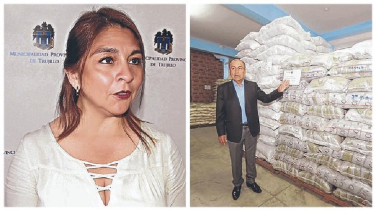 Trujillo: Teresa Cerna: “No engañen, se almacenó mal y hubo retraso”