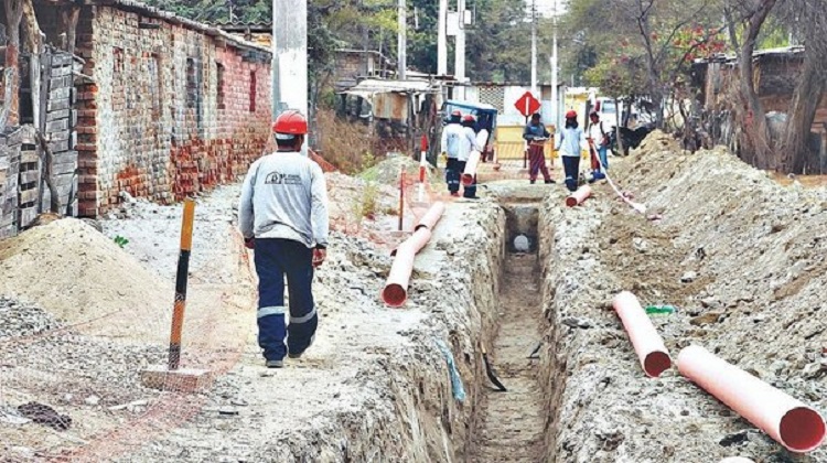 Obra de agua potable y alcantarillado valorizada en S/ 54 millones está paralizada