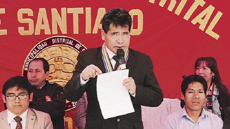 Cusco: Fiscalía pide seis años de prisión para alcalde de Santiago